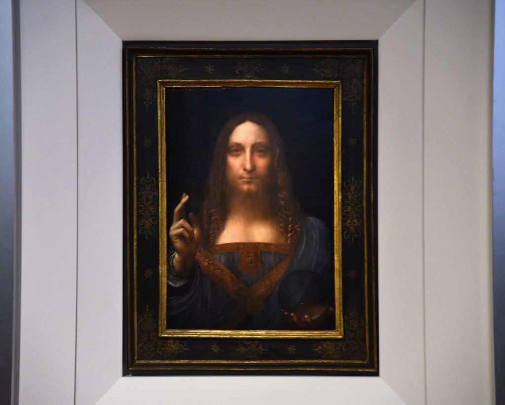 Christie's unveils Leonardo da Vinci's 'Salvator Mundi'<br>